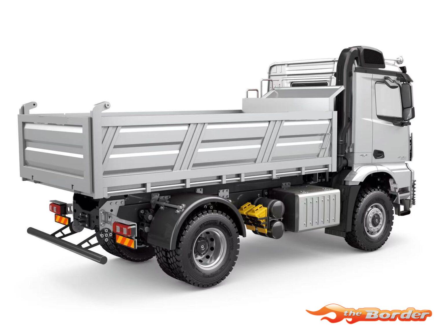 FM Mercedes-Benz Kabolite Graphite 4x4 LKW Kipper (Metaal, 1/14, Elektrisch) - Afbeelding 2