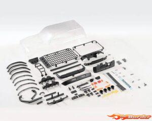 FMS 1/10 LC80 FCX10 - Clear Car Body Parts FMSC3692