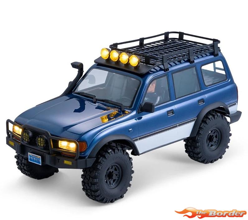 FMS 1/10 Toyota Land Cruiser 80 FCX10Pro Scaler ARTR Kit V2 (RS Version) Blue FMS11061RS-BU-PRO2 - Afbeelding 2