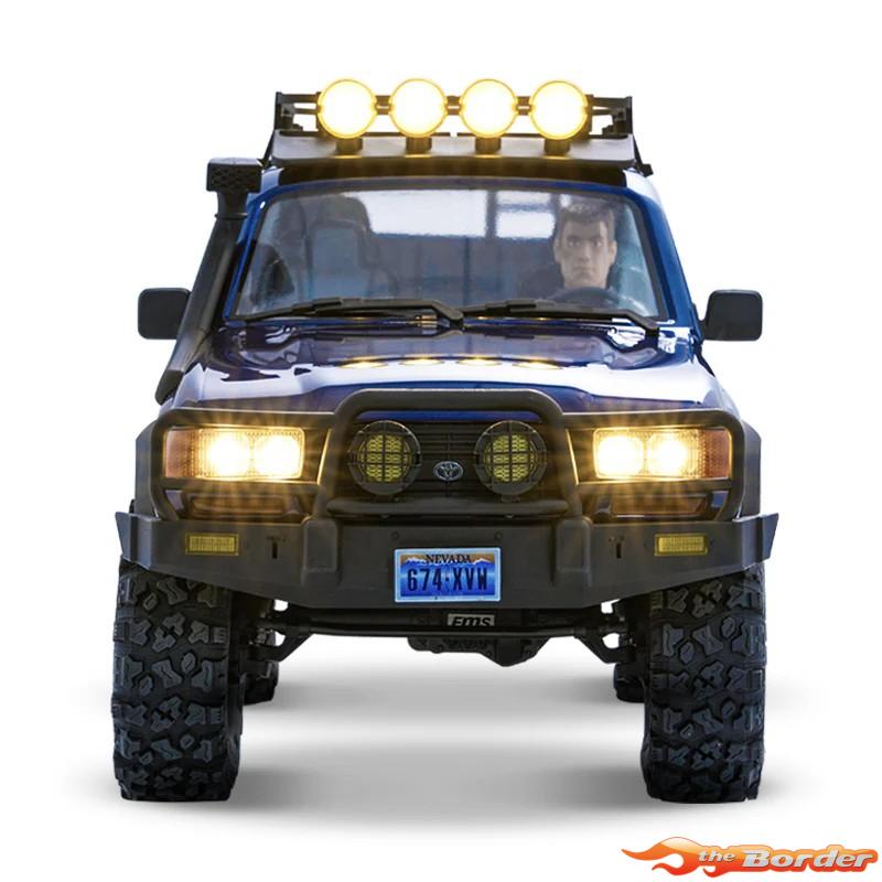 FMS 1/10 Toyota Land Cruiser 80 FCX10Pro Scaler ARTR Kit V2 (RS Version) Blue FMS11061RS-BU-PRO2 - Afbeelding 6