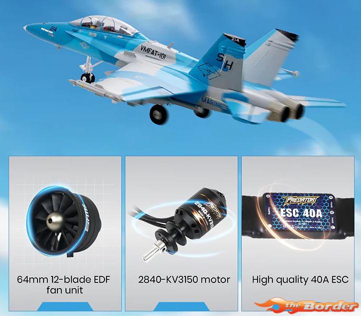 FMS 1/20 Jet EDF F-18 Hornet PNP Kit FMS151 - Afbeelding 13