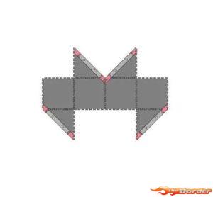 Kyosho Mini-Z Grand Prix Circuit50 Corner Set 45 Degre (12) 87053-03B