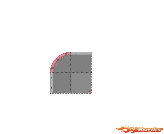 Kyosho Mini-Z Grand Prix Circuit50 Addition Corner Set (1) 87053-05B