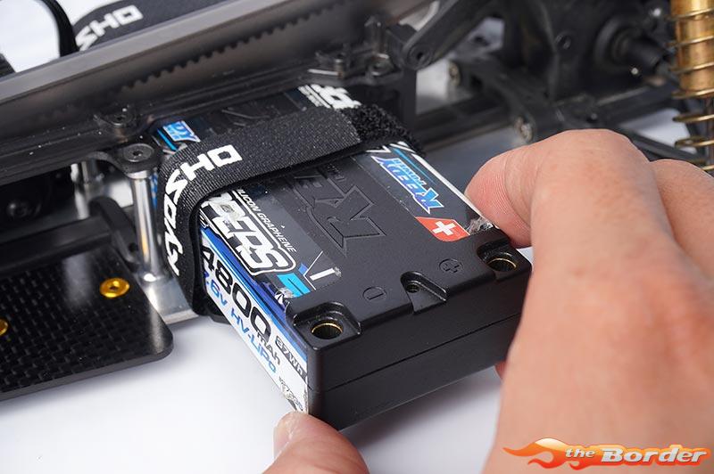 Koswork Shorty LiPo Battery Mount Set for Kyosho Optima Mid 2022 KOS04323 - Afbeelding 5
