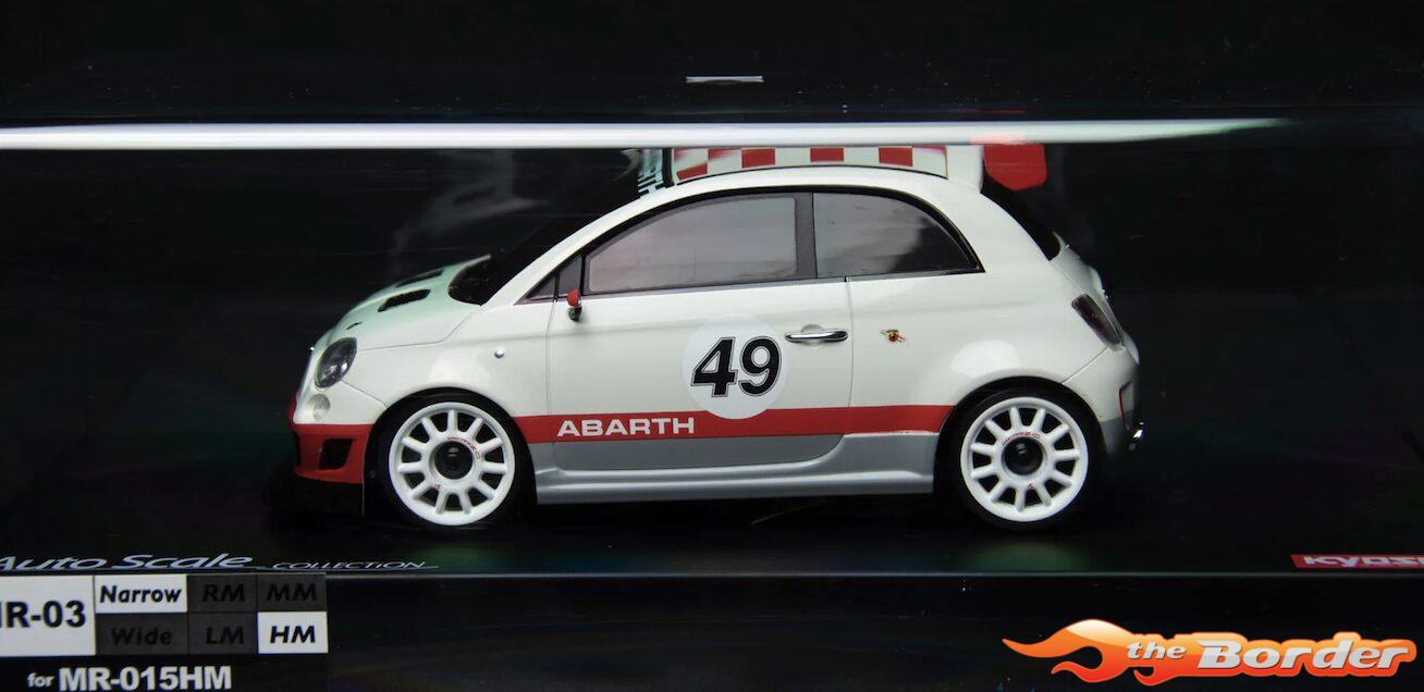 Kyosho Mini-Z Body Set Abarth 500 Assetto Corse MZP128W - Afbeelding 5