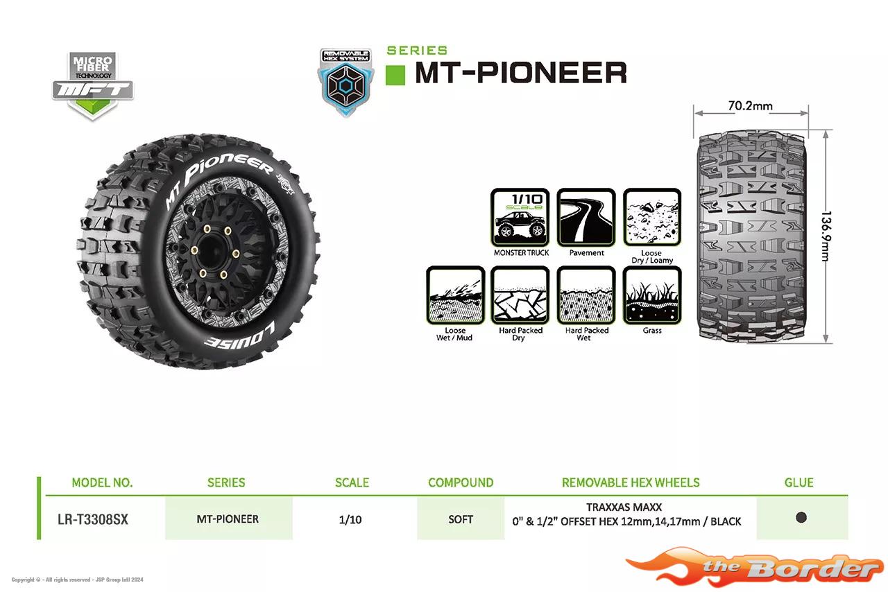 LouiseRC MT-Pioneer Traxxas Maxx Tires MFT – Removable Hex (12mm, 14mm, 17mm) (F/R) LR-T3308SX - Afbeelding 6