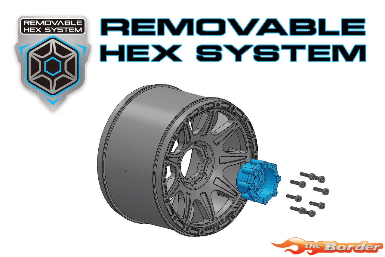 LouiseRC MT-Rock Traxxas Stampede Tires - Removable Hex (12mm, 14mm, 17mm) (F/R) LR-T3275SX - Afbeelding 2