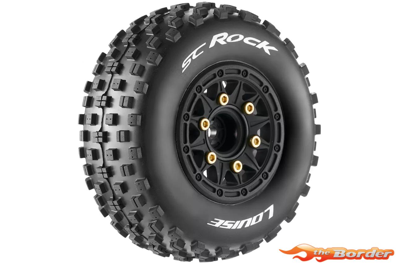 LouiseRC SC-Rock Traxxas Slash Tires - Removable Hex (12mm, 14mm, 17mm) (F/R) LR-T3229SB - Afbeelding 5