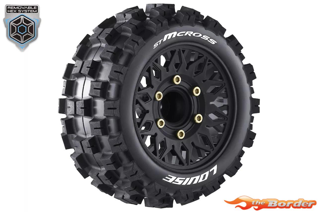 LouiseRC ST-MCROSS Traxxas Rustler Tires – Removable Hex (12mm, 14mm, 17mm) (F/R) LR-T3272SX - Afbeelding 5