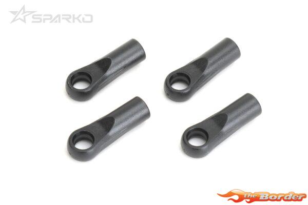 Sparko F8 Rear Upper Arm Linkage Ball End Short x 4 SPKF81035