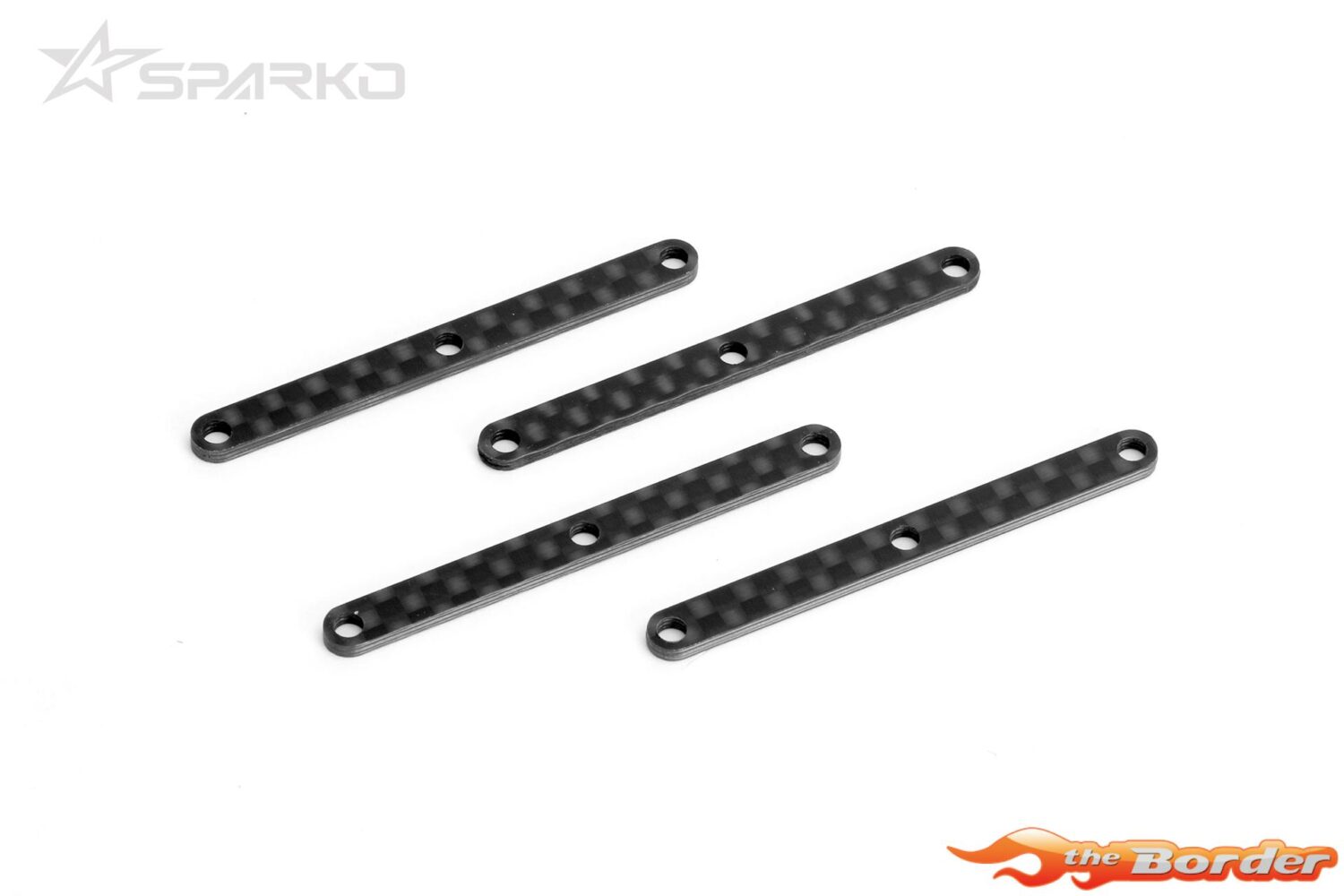 Sparko F8 Carbon Fiber Front Upper Arm Inserts (R=L) 2.0mm (4pcs) SPKF83002-20OP