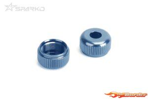 Sparko F8/F8E 7075Aluminum Shock Body Seal Retainer (2pcs) SPKF84024-BG