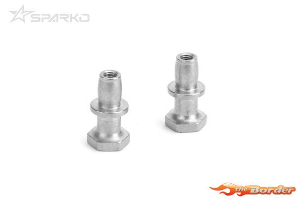 Sparko F8 Shock Ball Stud Offset 0mm for Front and Rear (2pcs) SPKF85011OP