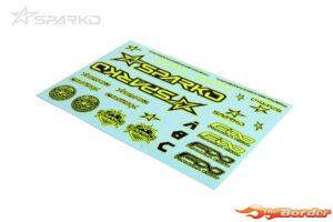 Sparko F8 Body Sticker-Yellow for Optional SPKF89004-YLOP