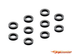 XRAY Alu Shim 3X5X1.0mm - Black (10) 303141-K