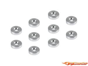 XRAY Alu Shim 3X9X2.0mm - Deeper Countersunk (10) 303119-C