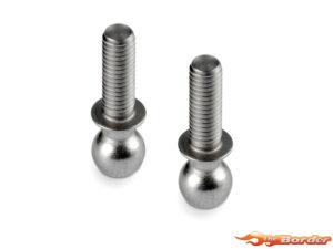 XRAY Ball End 4.9mm With 9mm Thread - Hudy Spring Steel (2) 372659