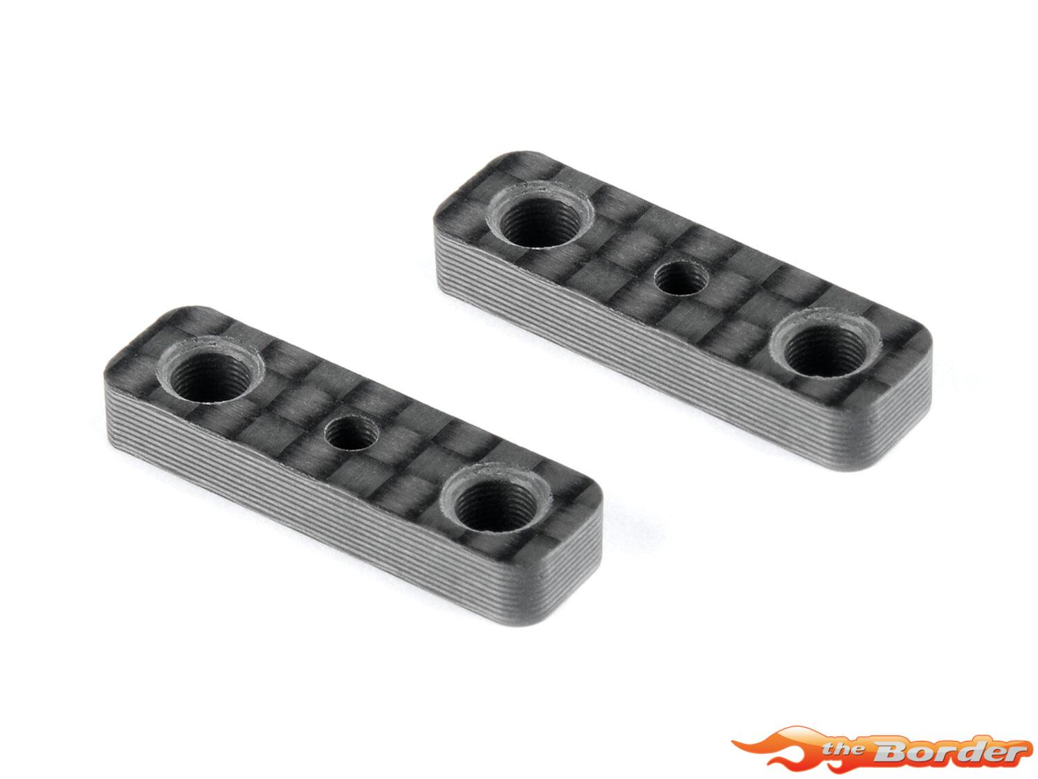 XRAY Carbon Battery Plate Shim - Deeper Countersunk (2) 306177-C