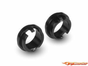XRAY X4 Alu Adjustment Ball-Bearing Hub For Uni Bulkheads - Black (2) 302067-K
