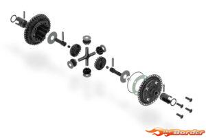 XRAY X4 Bb Gear Differential For Uni Bulkheads - Set 304903
