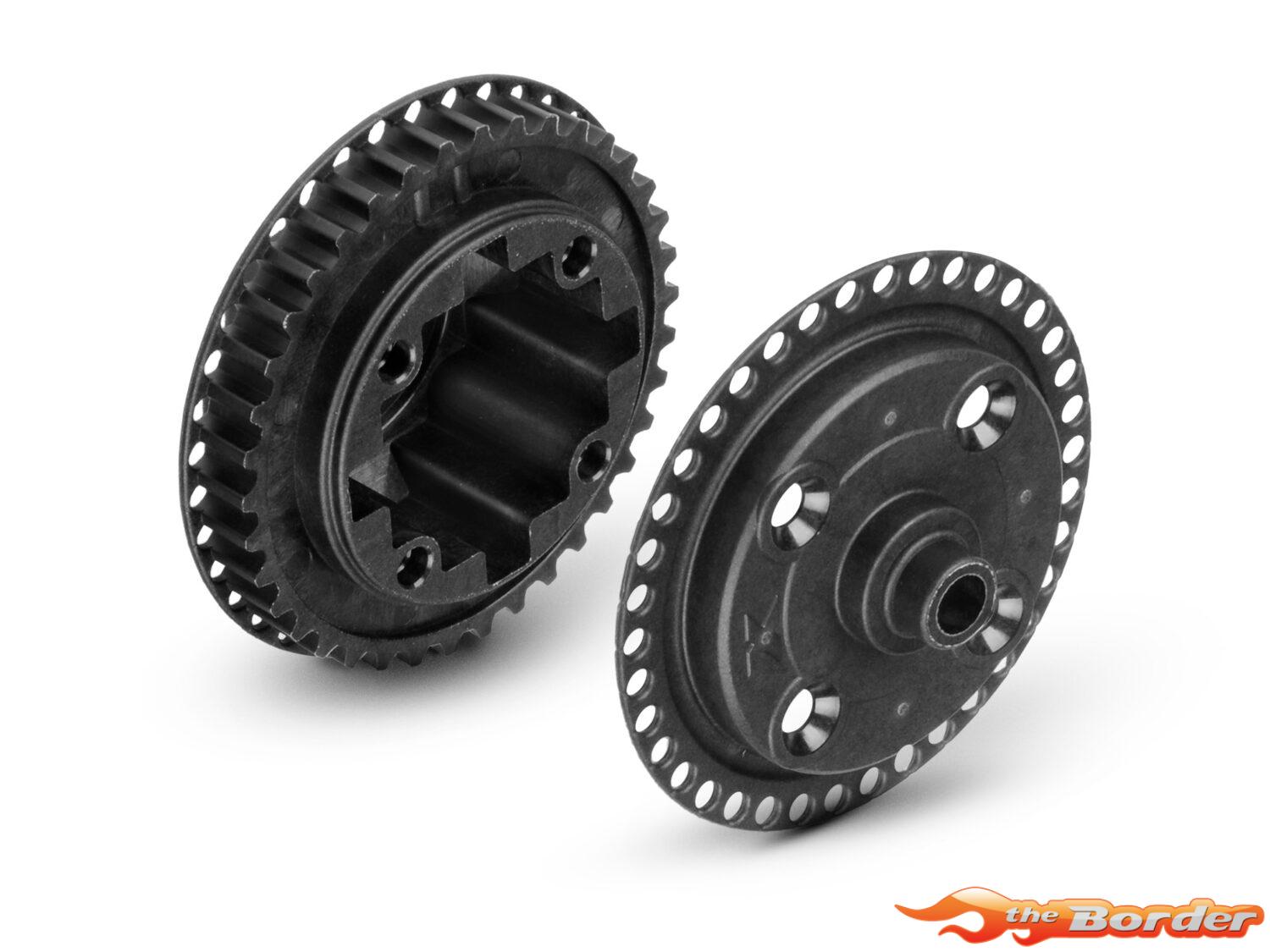 XRAY X4 Composite Gear Diff. Case 38T Pulley & Cover For Uni Bulkheads 304912