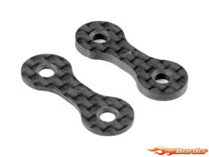 XRAY X4 Front Roll-Center Carbon Spacer 1+2mm (1+1) 302123