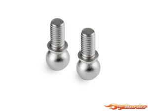 XRAY X4 Pivot Ball 4.9mm With M3x6.5mm Thread - Hudy Spring Steel (2) 303263