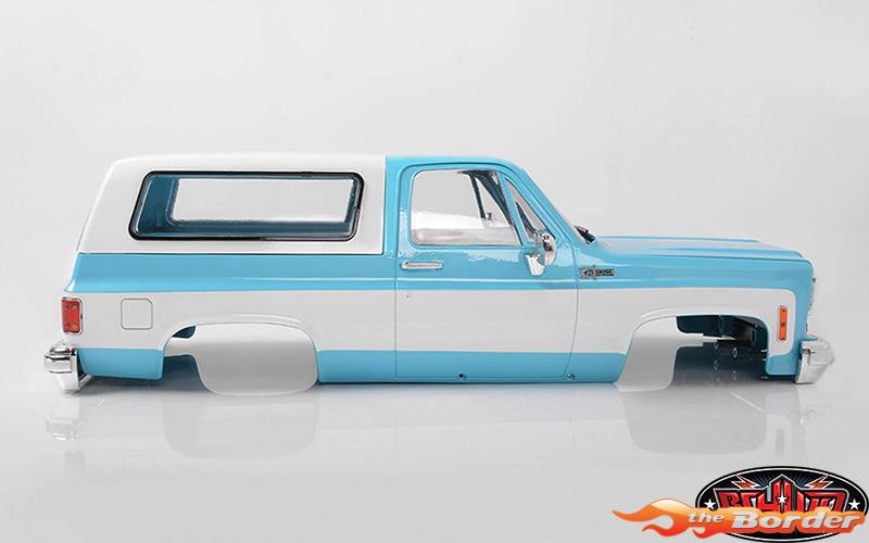 RC4WD Chevrolet Blazer Hard Body Complete Set (Light Blue) Z-B0148 - Afbeelding 5