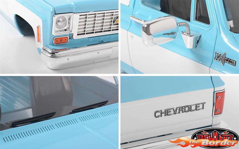 RC4WD Chevrolet Blazer Hard Body Complete Set (Light Blue) Z-B0148 - Afbeelding 7