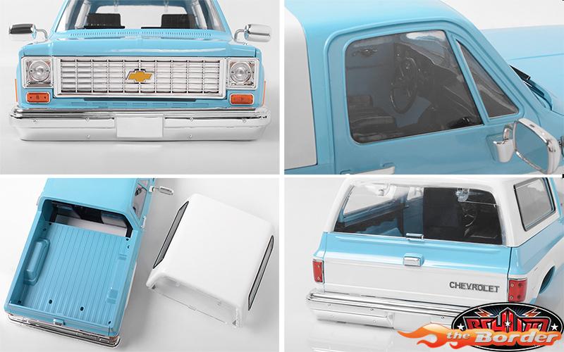 RC4WD Chevrolet Blazer Hard Body Complete Set (Light Blue) Z-B0148 - Afbeelding 8