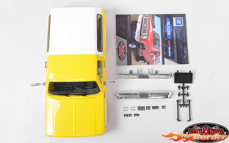 RC4WD Chevrolet Blazer Hard Body Complete Set (Yellow) Z-B0152 - Afbeelding 12