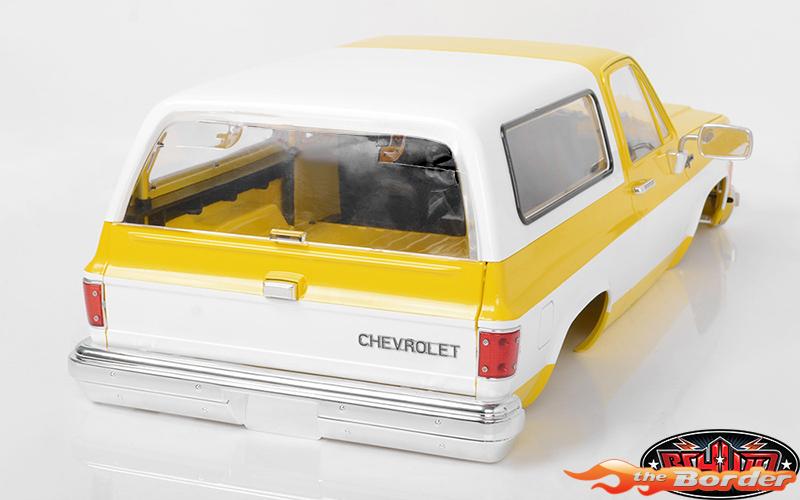 RC4WD Chevrolet Blazer Hard Body Complete Set (Yellow) Z-B0152 - Afbeelding 4
