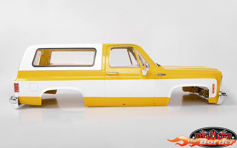 RC4WD Chevrolet Blazer Hard Body Complete Set (Yellow) Z-B0152 - Afbeelding 6