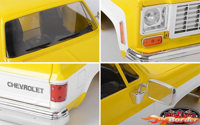 RC4WD Chevrolet Blazer Hard Body Complete Set (Yellow) Z-B0152 - Afbeelding 8