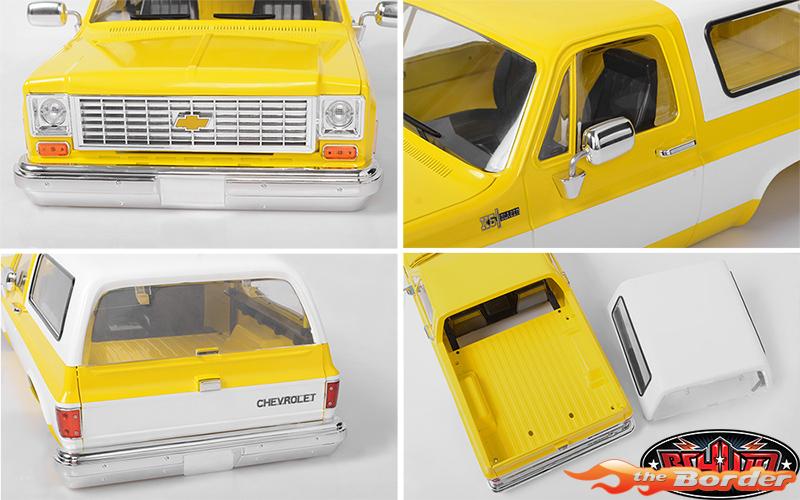 RC4WD Chevrolet Blazer Hard Body Complete Set (Yellow) Z-B0152 - Afbeelding 9