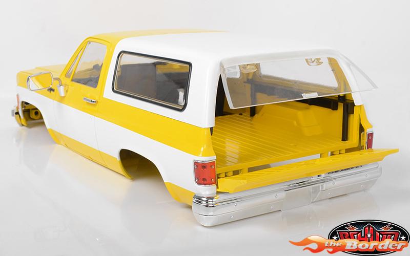 RC4WD Chevrolet Blazer Hard Body Complete Set (Yellow) Z-B0152 - Afbeelding 11