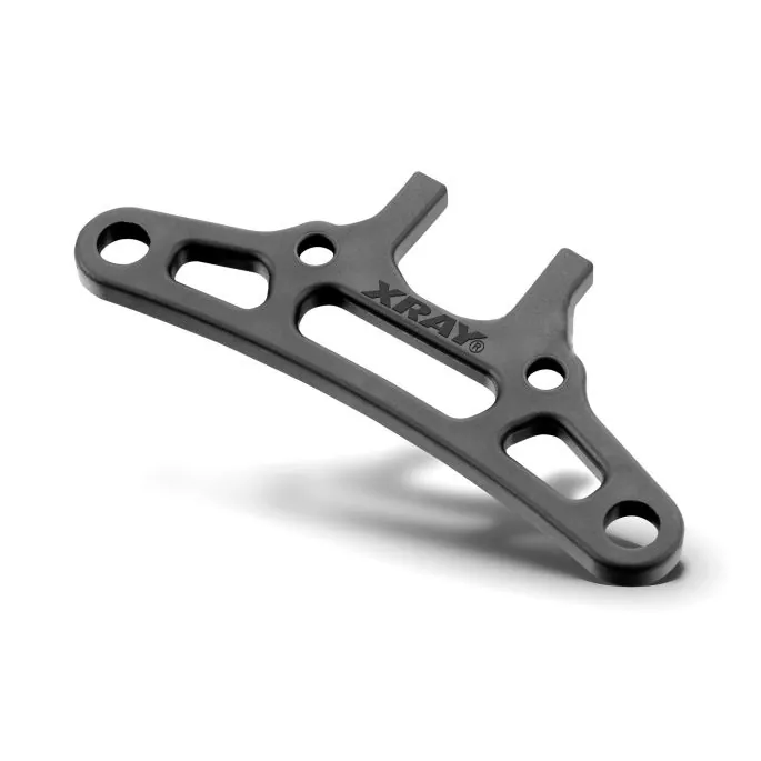 XRAY X4 Composite Upper Holder For Bumper For Uni Bulkheads 301252