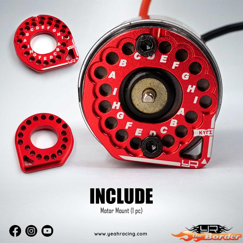 Yeah Racing Alum. Motor Mount for Fazer MK2 KYFZ-009RD - Afbeelding 3