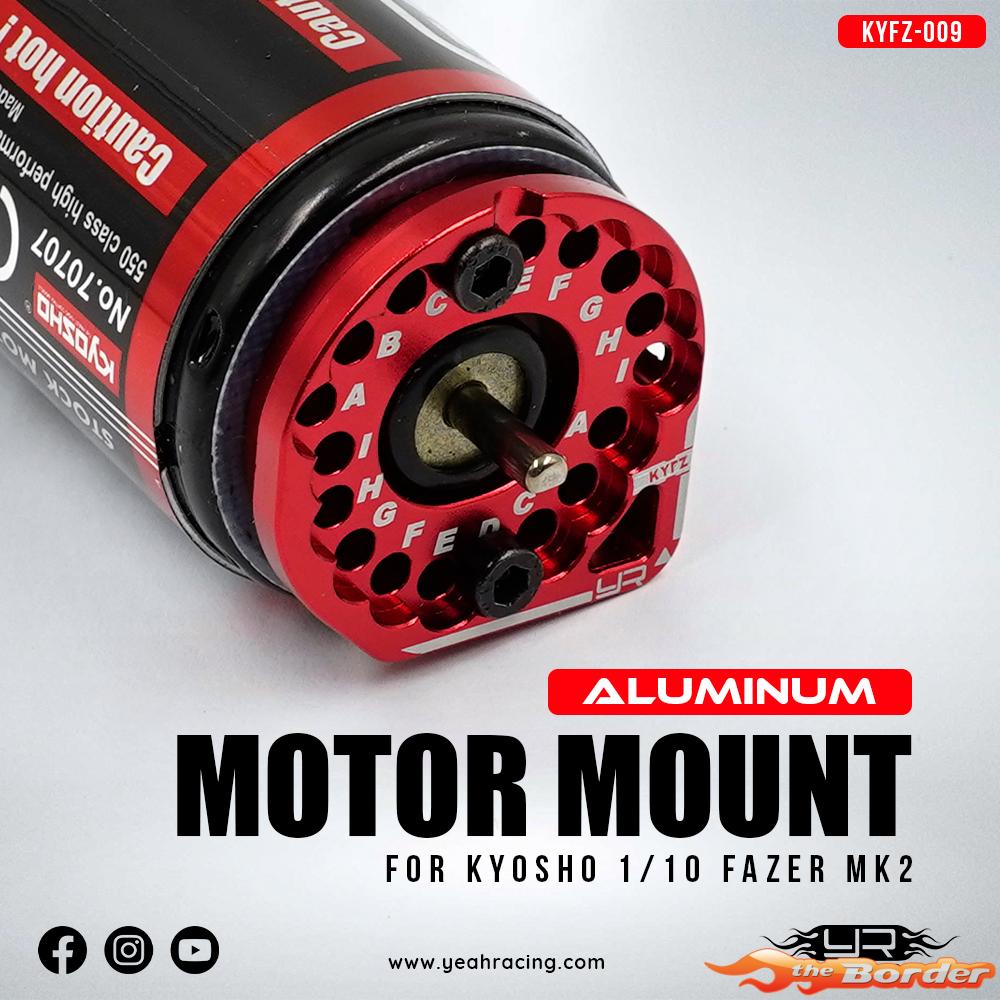 Yeah Racing Alum. Motor Mount for Fazer MK2 KYFZ-009RD - Afbeelding 2