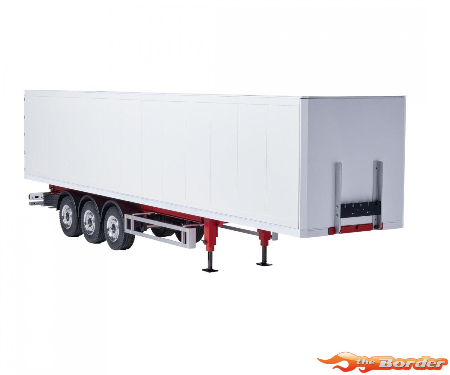 Carson 1/14 3-Axle Semi-Trailer Ver.III White 907792 - Afbeelding 5