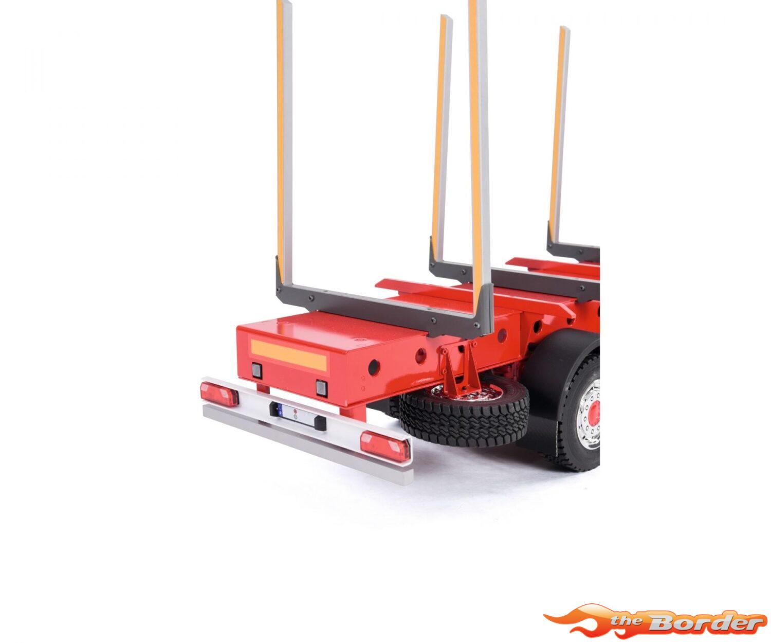 Carson 1/14 3-Axle Stanchion Trailer New Susp. 907629 - Afbeelding 6