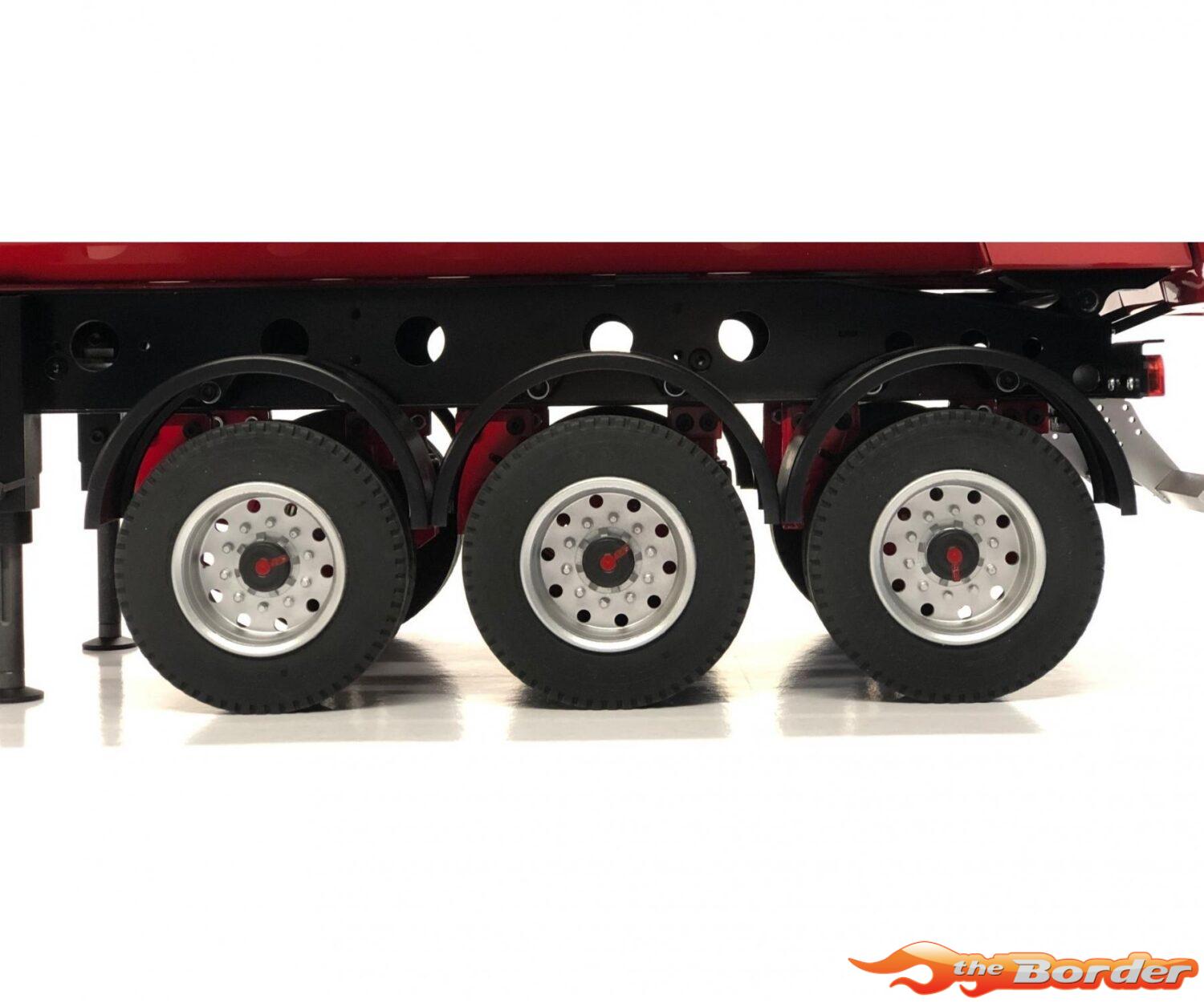 Carson 1/14 3-Axle Stanchion Trailer New Susp. 907629 - Afbeelding 10