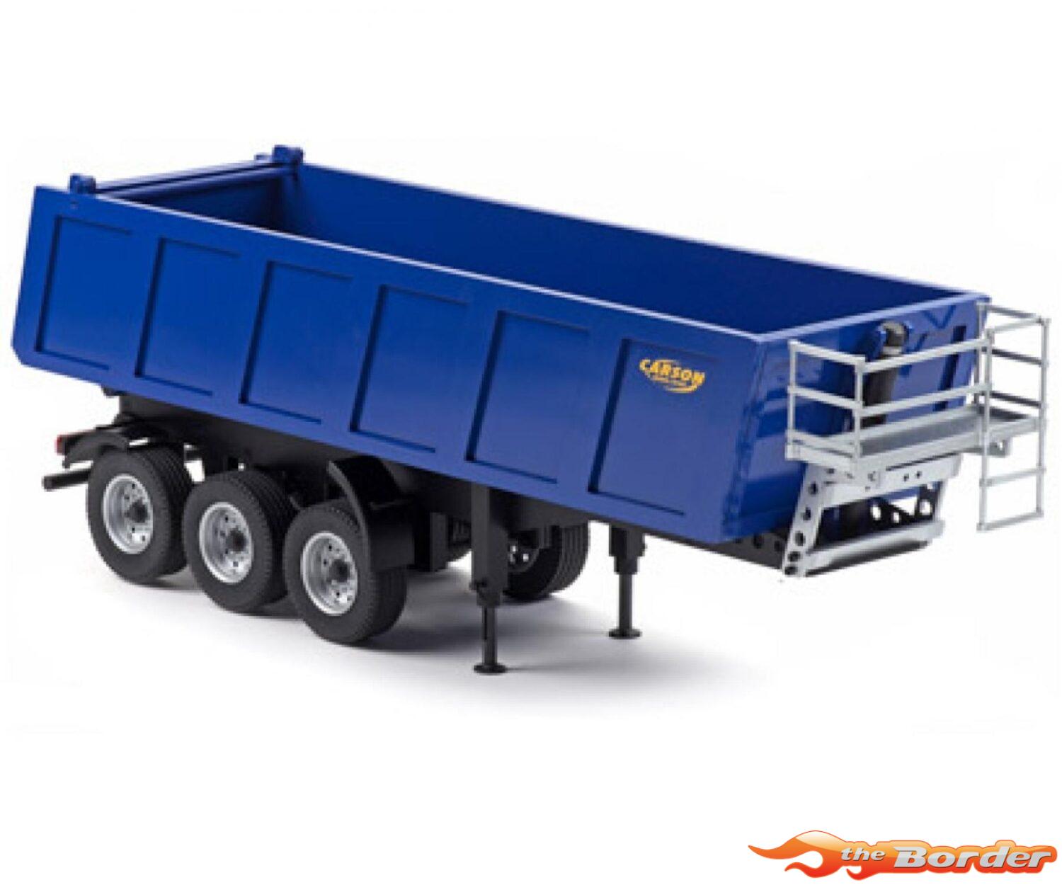 Carson 1/14 Dump Trailer 2/3 Axle 907050 - Afbeelding 4