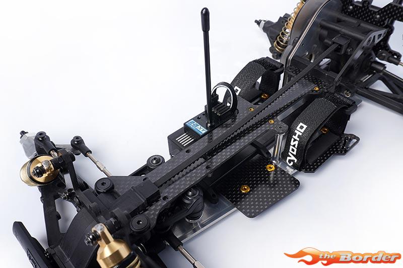 Koswork Carbon Radio Plate/Tray/Upper Deck 2.0mm for Kyosho Optima Mid 2022 KOS04322 - Afbeelding 3