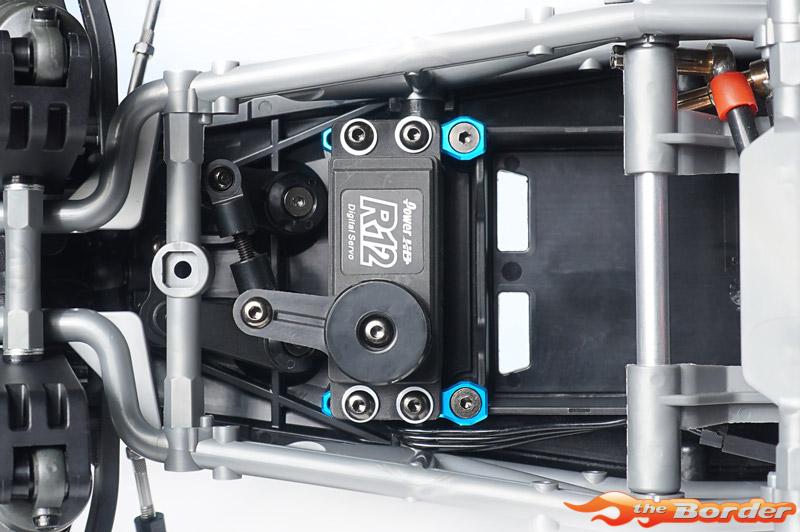 Koswork Servo Mount Blue for Tamiya BBX (6) KOS04401 - Afbeelding 4