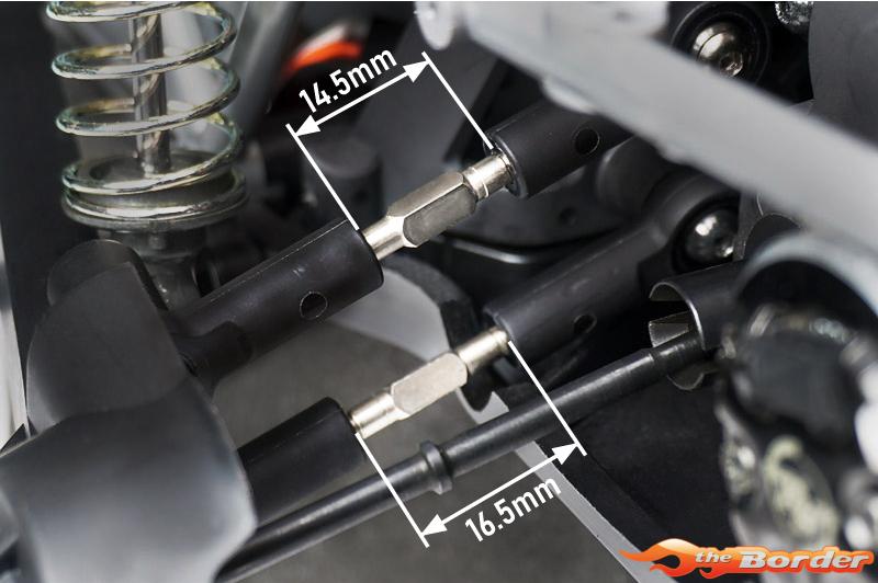 Koswork Turnbuckle Set HD for Tamiya BBX (6) KOS04405 - Afbeelding 3