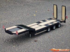 FM Electric 3Axle Diep lader met oprijplaten(Bouwdoos) 1/14