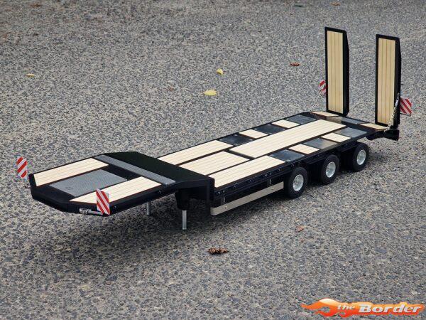 FM Electric 3Axle Diep lader met oprijplaten(Bouwdoos) 1/14