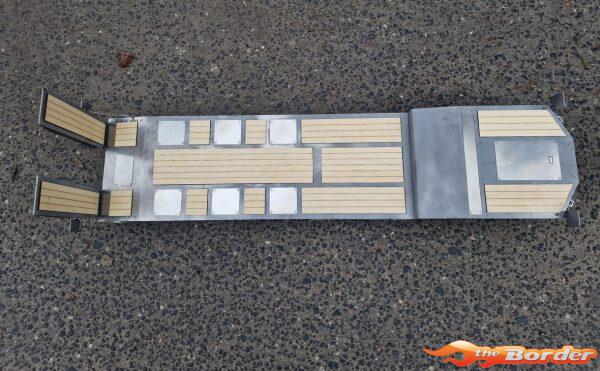 FM Electric 3Axle Diep lader met oprijplaten(Bouwdoos) 1/14 - Afbeelding 8