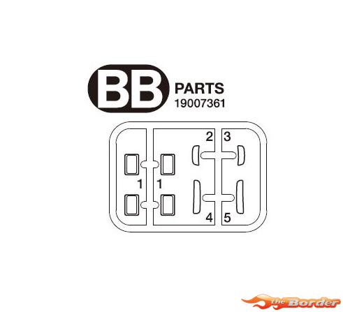 Tamiya Scania S770 SLT Bumper en Sideskirts Onderdelen H 19007447 - Afbeelding 3